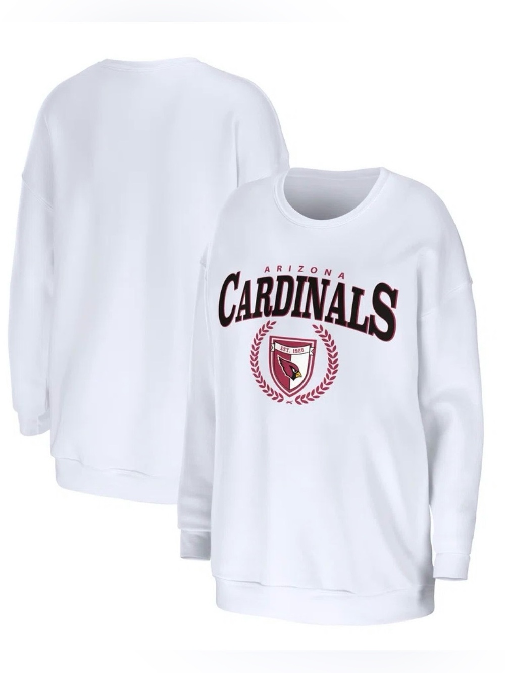 Arizona Cardinals WEAR by Erin Andrews Women's Oversized Pullover Sweatshirt